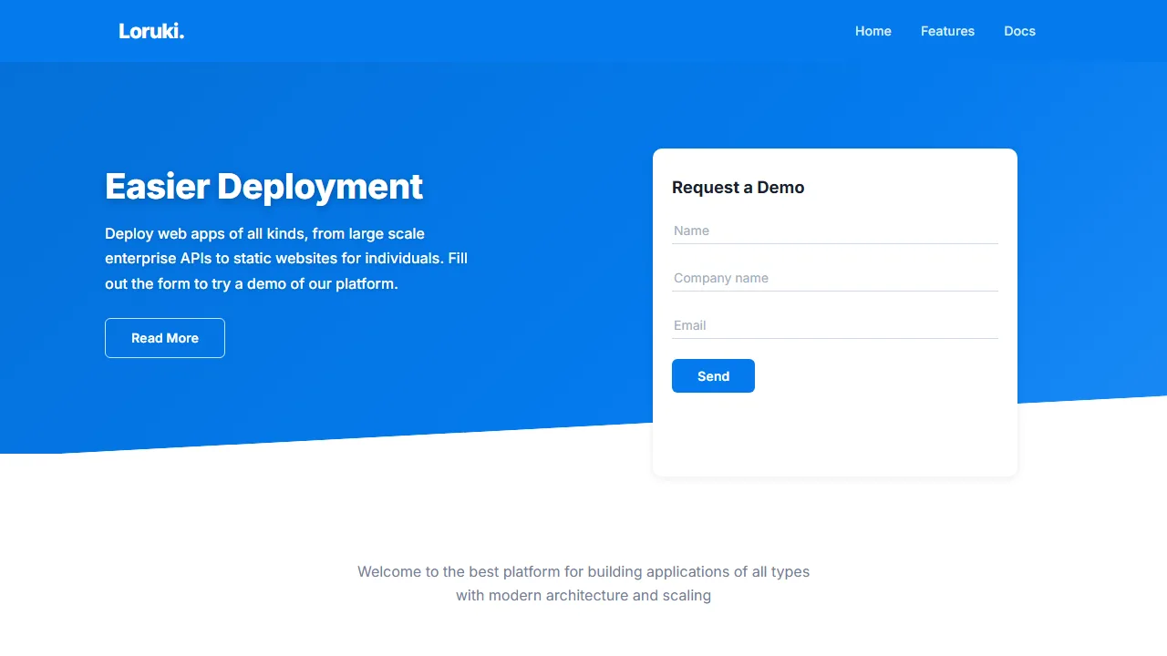 Loruki – Cloud Hosting Platform