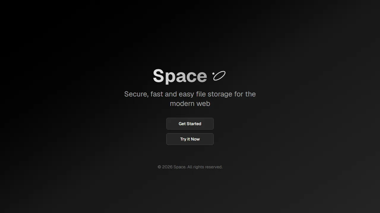 Space Cloud Drive – Full Stack File Management App